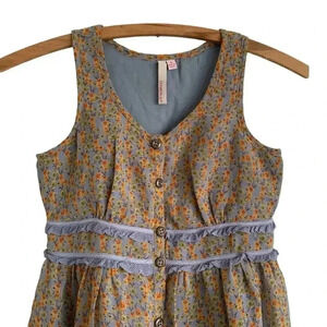 O’Neill Floral Spring Easter Printed Multi Tiered Girl’s Dress Size 7/8